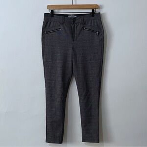 Wit & Wisdom Size 10P Mini Plaid Skinny Pull On Pants